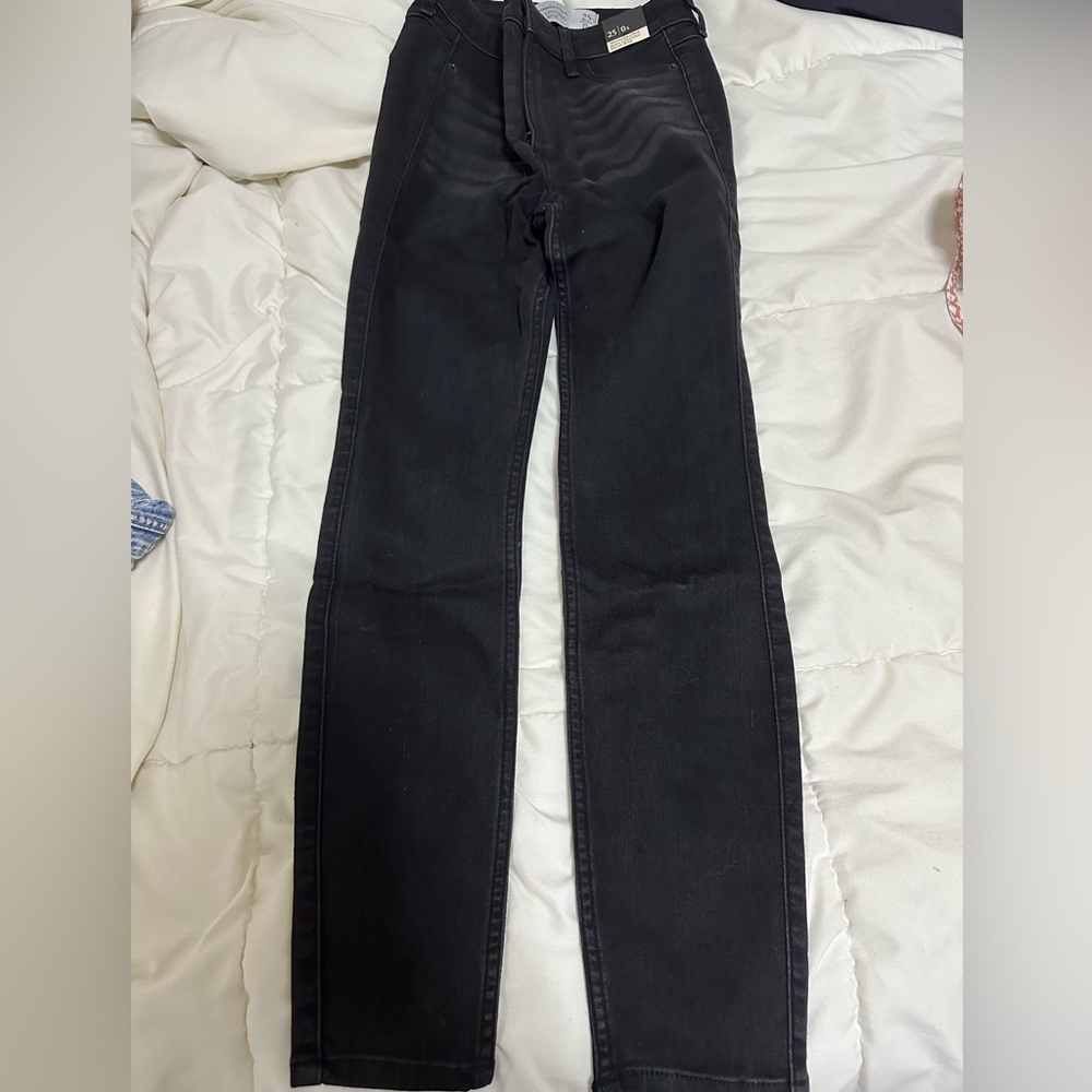 Abercrombie and fitch jean legging high rise